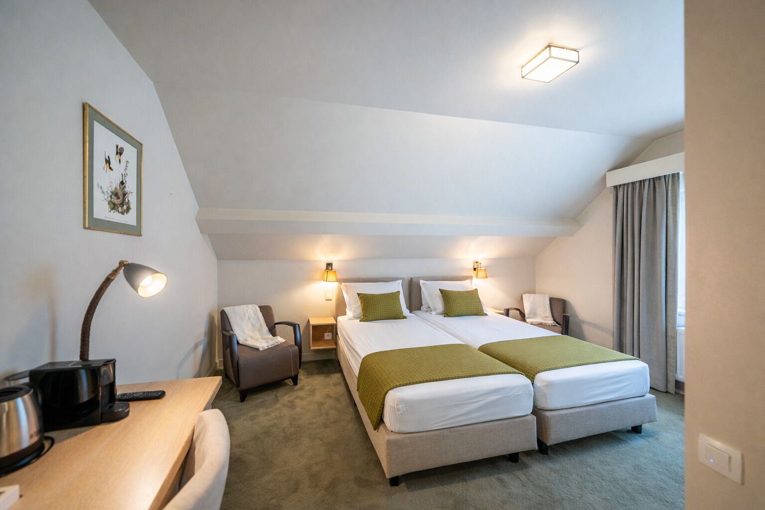 Classic Twin Room | Premium bedding, individually furnished, desk, laptop workspace