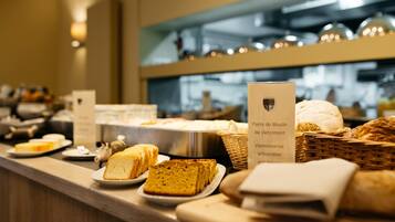 Daily buffet breakfast (EUR 15 per person)