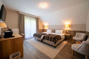 Superior Twin Room, Garden View | Premium bedding, individually furnished, desk, laptop workspace - La Barrière de Transinne (Libin)