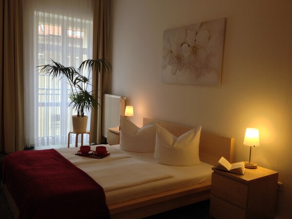 Lejlighed - 1 soveværelse | 1 soveværelse, skrivebord, strygejern/strygebræt