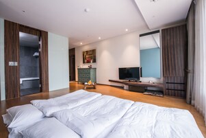 Ondol Room (Styler installed) | Premium bedding, down comforters, in-room safe, individually furnished