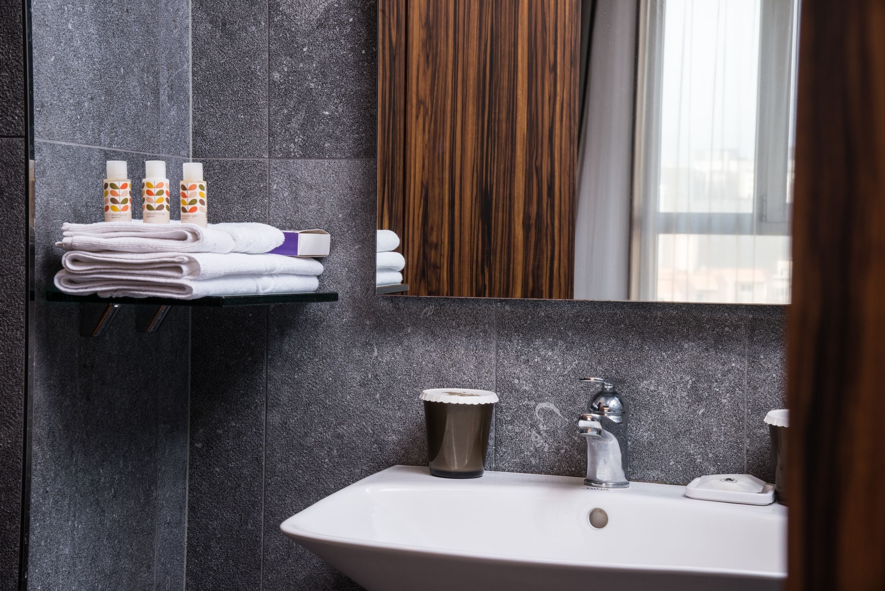 free toiletries, hair dryer, slippers, bidet