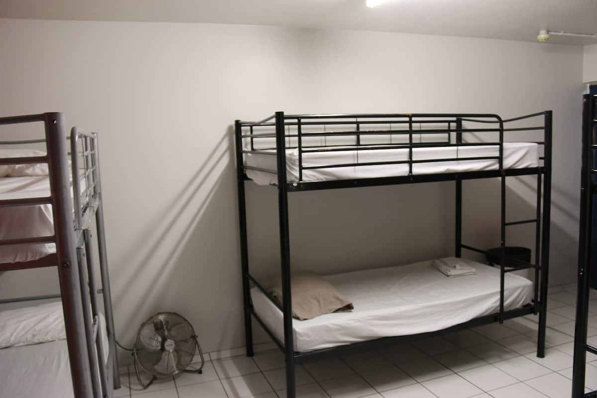 Dormitorio compartido (6 bed with ensuite) | Caja de seguridad en la habitación, wifi gratis y ropa de cama