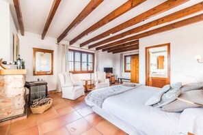 Een bureau, een strijkplank/strijkijzer, gratis babybedden, gratis wifi