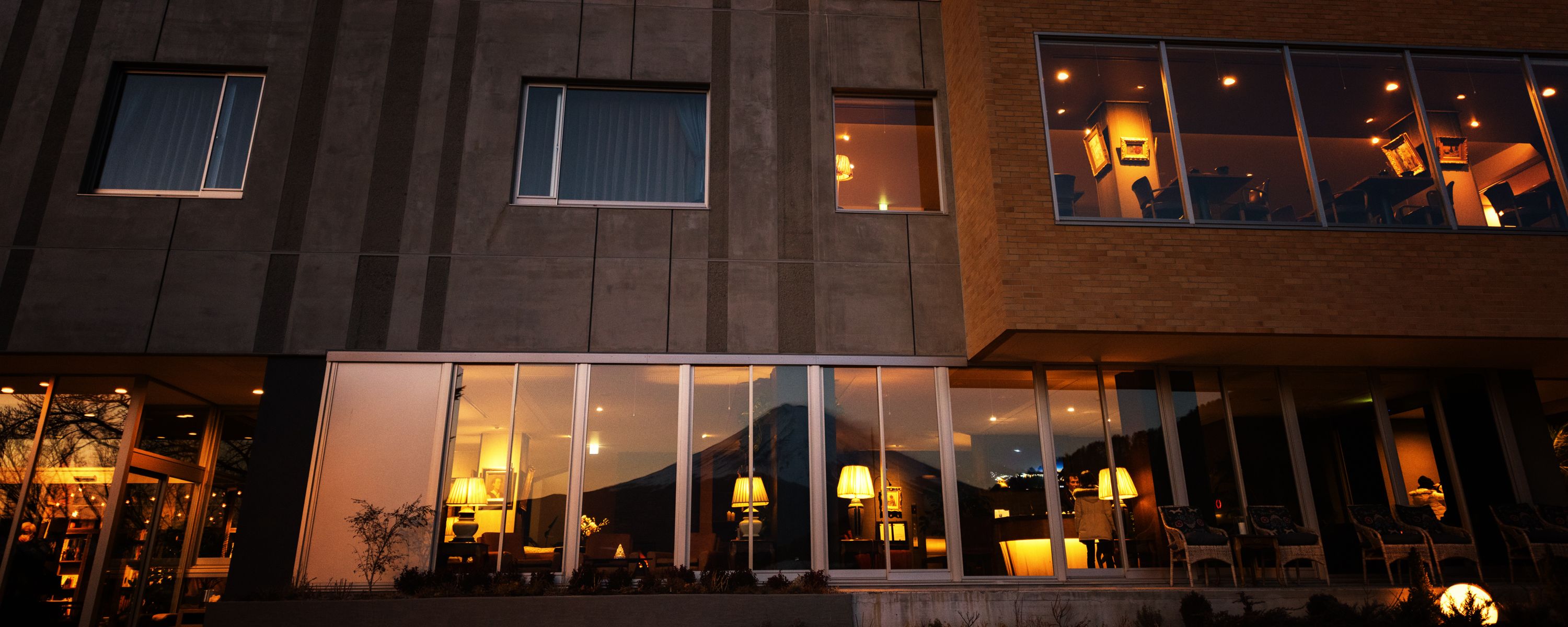 front of property – evening/night