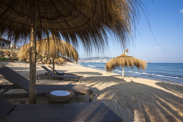 Private beach