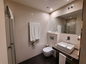 Standard Room | Bilik Mandi | Pancuran mandi, kelengkapan dandanan diri percuma, pengering rambut