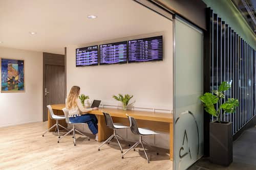 Lobby sitting area