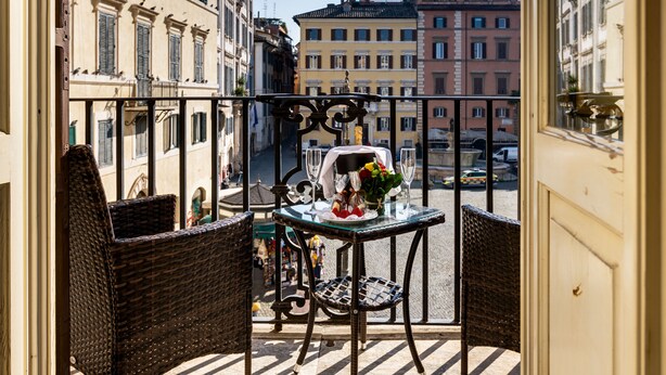 Suite Deluxe, balcone, vista città | Terrazza/patio