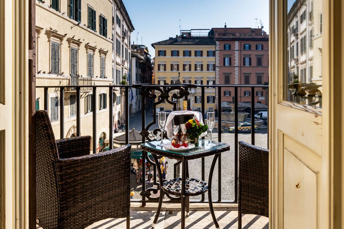 Suite Deluxe, balcone, vista città | Terrazza/patio