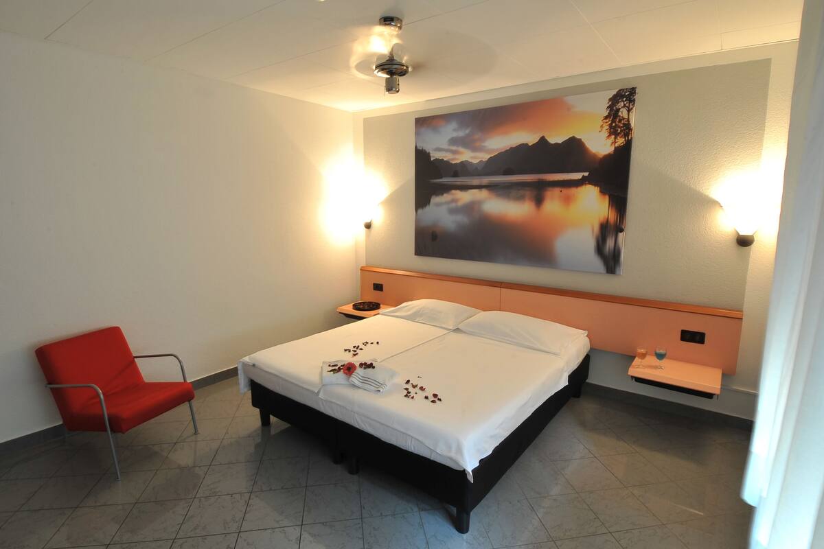 Double Room | Premium bedding, down comforters, in-room safe, desk