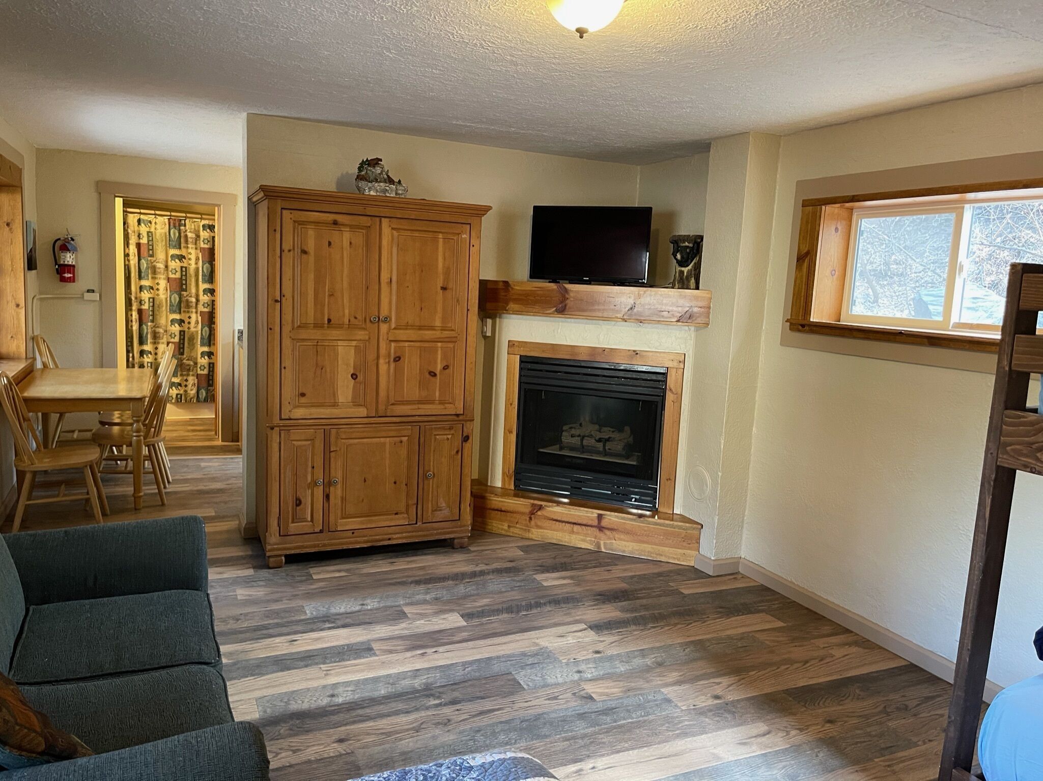 the bear | living area | smart tv, streaming services