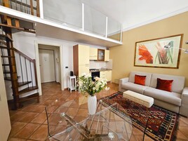 12-inch flat-screen TV with digital channels, TV