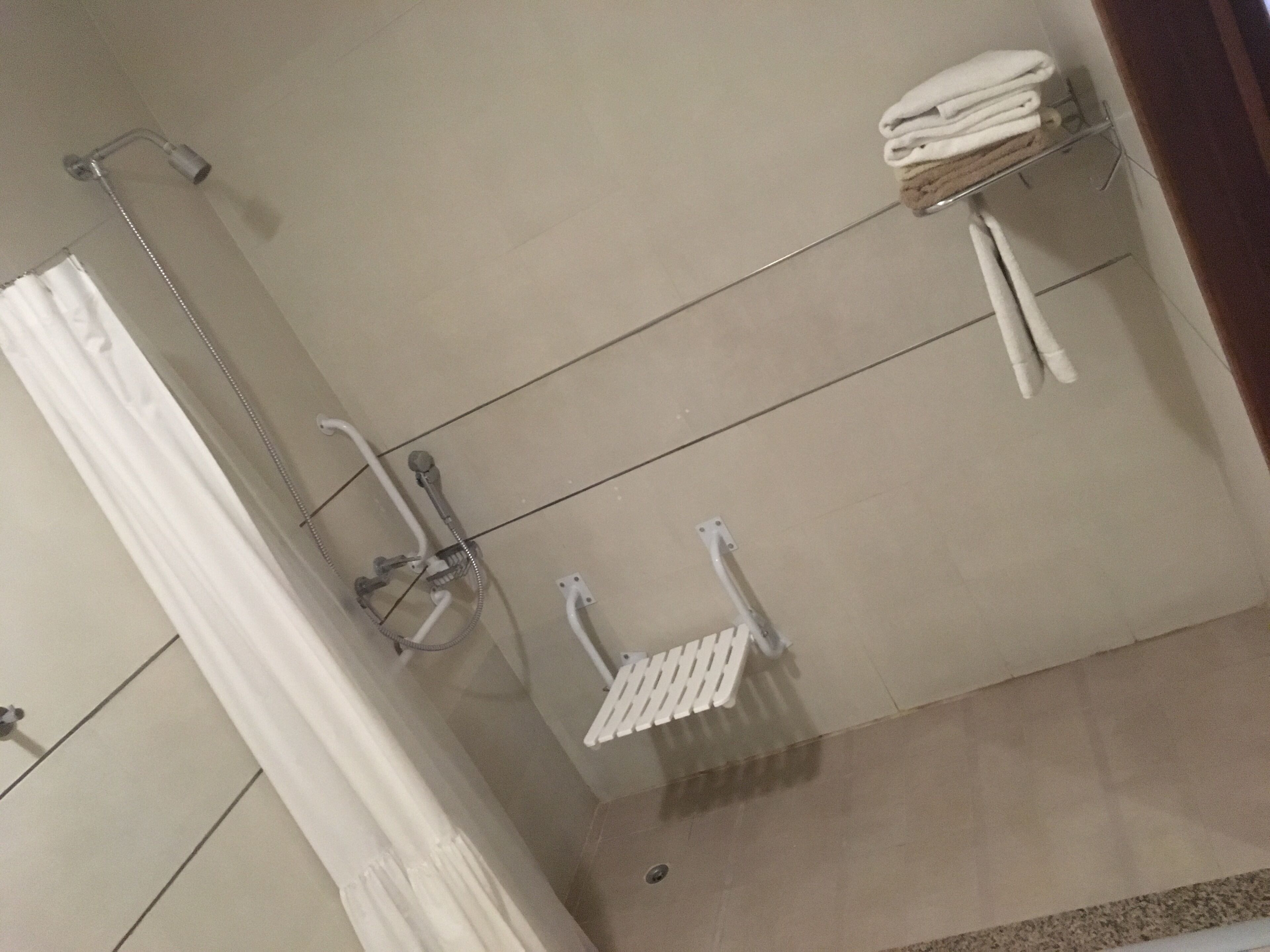 room, 1 double bed, accessible, non smoking | bathroom | shower, rainfall showerhead, free toiletries, hair dryer