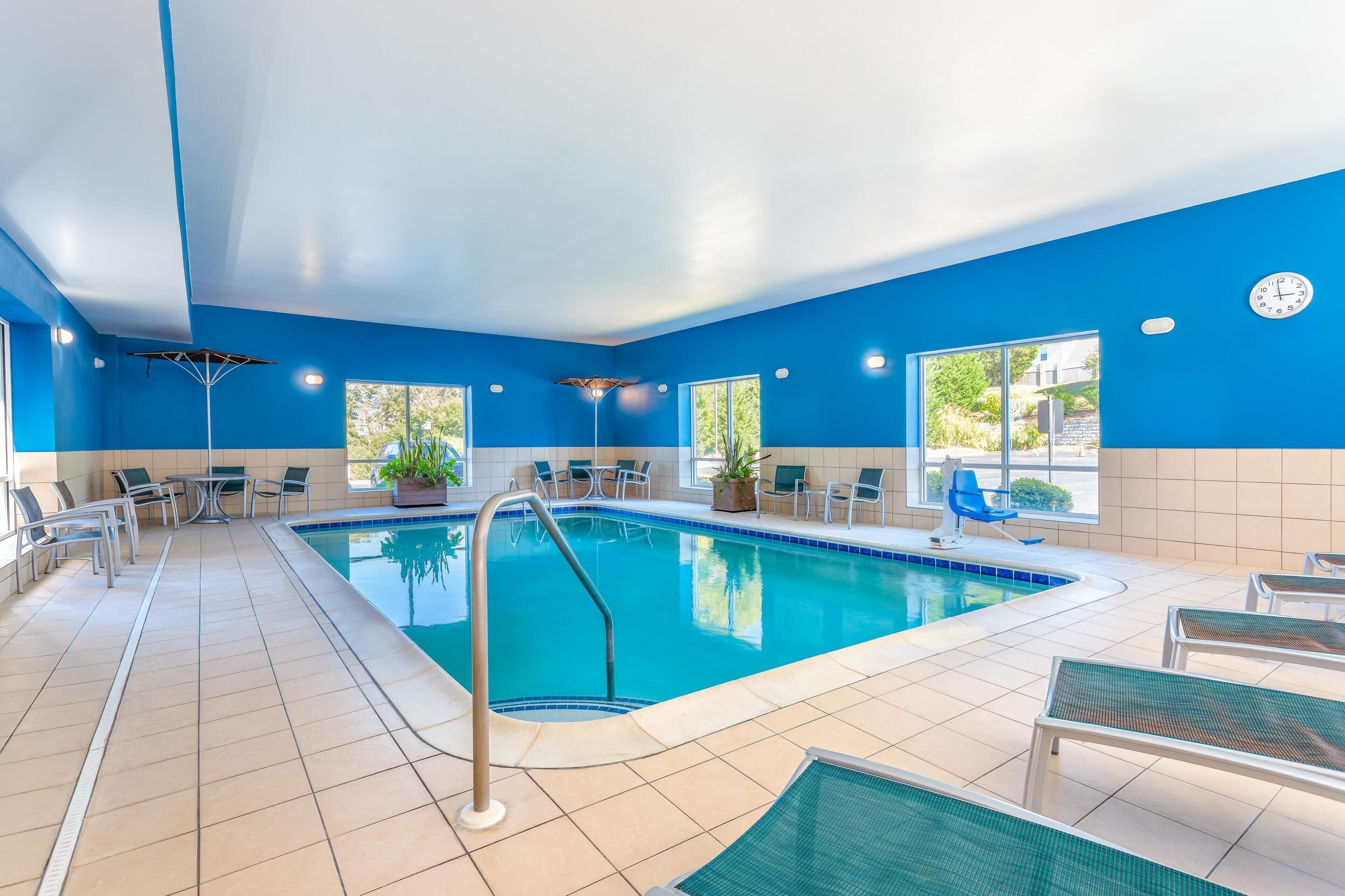 Indendørs pool, liggestole