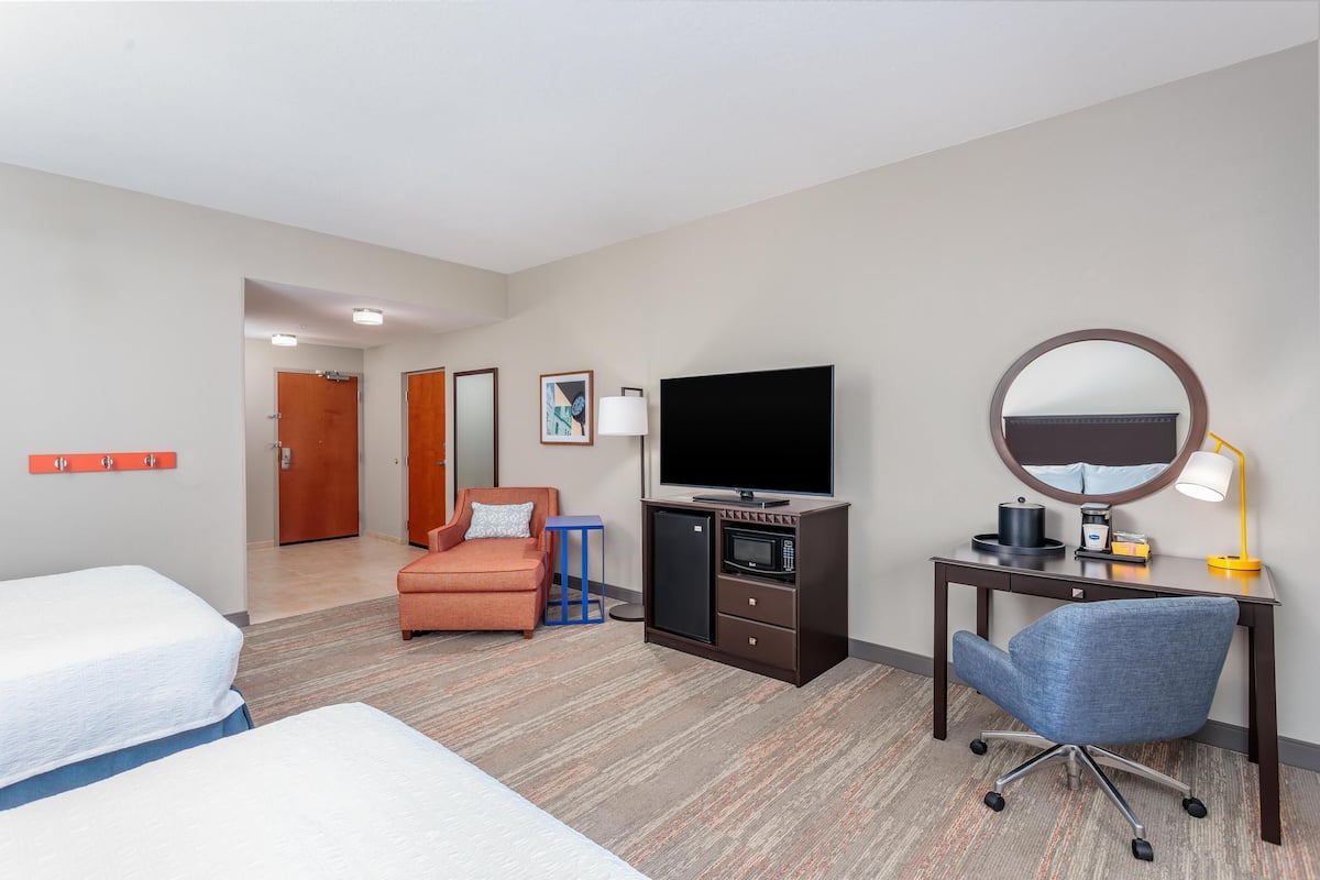 Room, 2 Queen Beds, Accessible, Non Smoking | In-room safe, free cots/infant beds, free rollaway beds, free WiFi