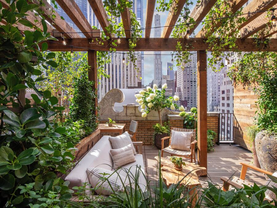 Chambre, 1 trĂšs grand lit, terrasse | Terrasse/Patio