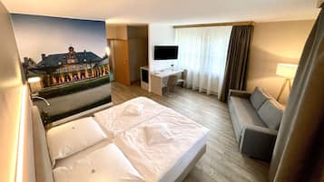 Deluxe-Doppelzimmer | Allergikerbettwaren, Schreibtisch, kostenloses WLAN, Bettwäsche