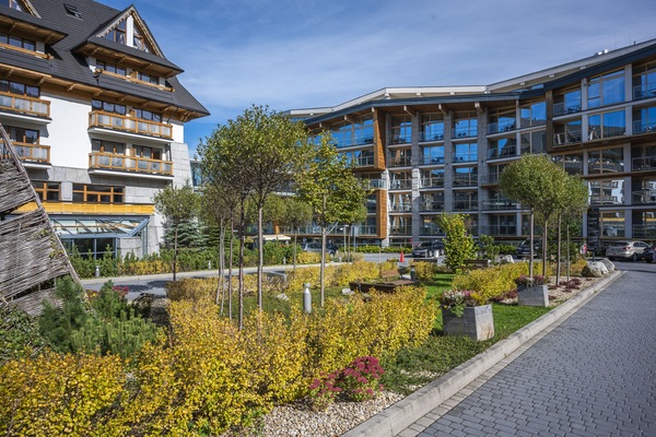 Voorkant van accommodatie