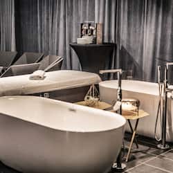 Hot tub, steam room, body treatments, aromatherapy, hot stone massages