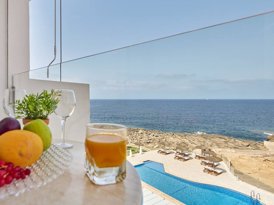 Chambre Double, balcon, vue mer