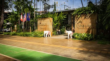 Fassade der Unterkunft