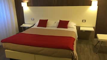 In-room safe, desk, laptop workspace, soundproofing