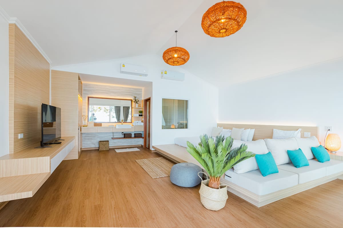 Deluxe-rum | 1 sovrum, minibar, mörkläggningsgardiner och gratis wi-fi