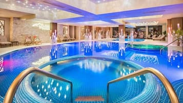 Indoor pool, outdoor pool