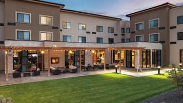 Blick von der Unterkunft