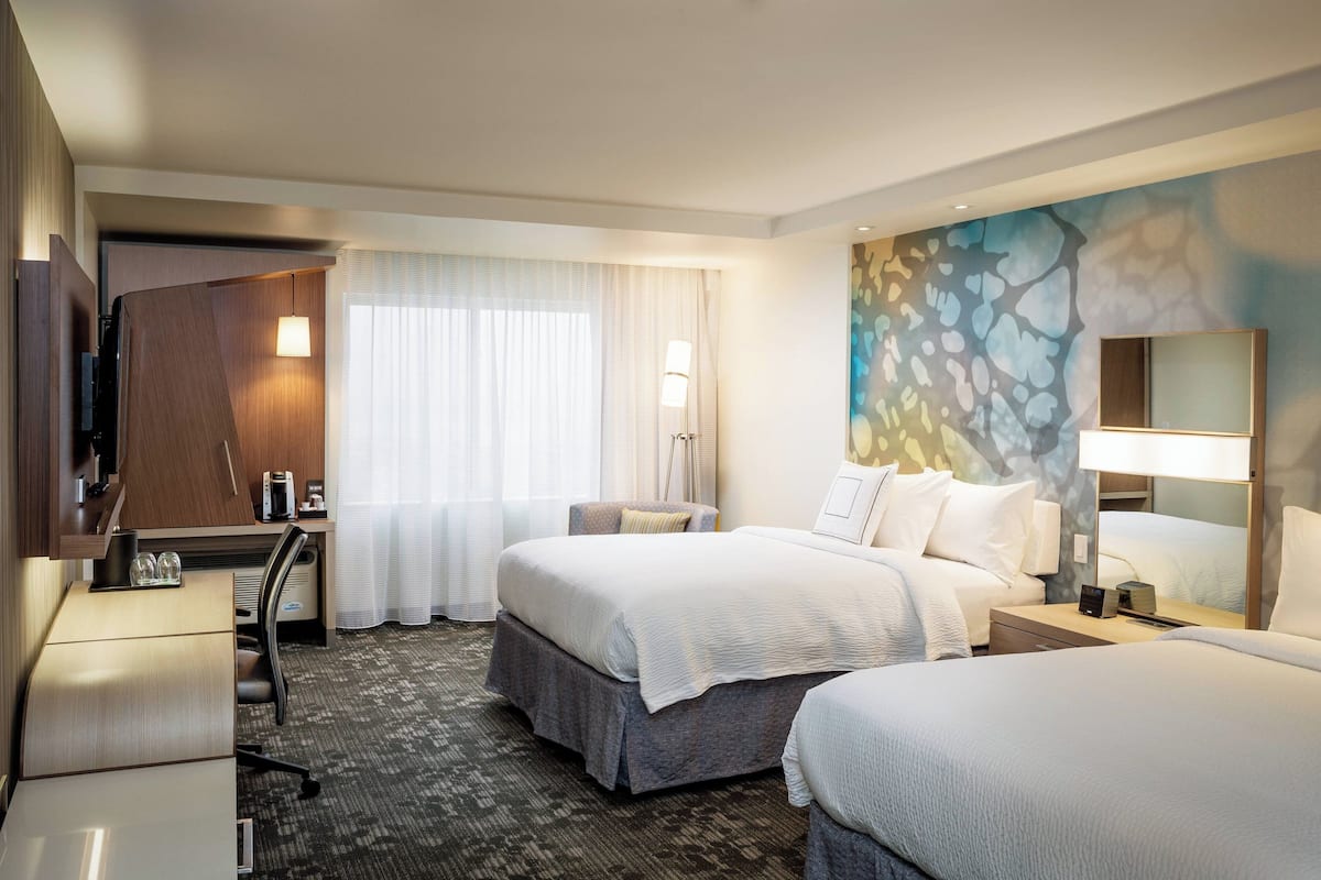 In-room safe, desk, laptop workspace, iron/ironing board