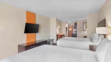Suite, Multiple Beds (Wet Bar) | Desk, laptop workspace, iron/ironing board, free rollaway beds