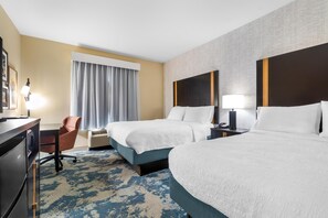 Room, 2 Queen Beds, Non Smoking, Refrigerator | In-room safe, iron/ironing board, free cribs/infant beds, free WiFi - Hampton Inn Marion (Marion)