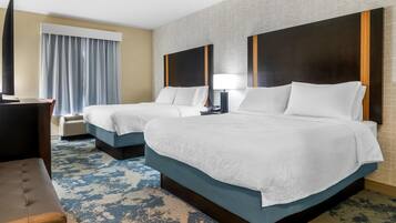 Room, 2 Queen Beds, Non Smoking, Refrigerator | In-room safe, iron/ironing board, free cribs/infant beds, free WiFi