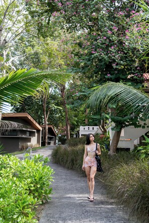 Deluxe Hillside | Minibar, in-room safe, free WiFi, bed sheets