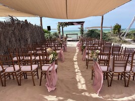 Área de bodas al aire libre