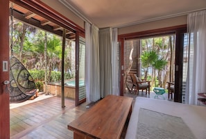 Jungle View Room with Refreshing Plunge Pool | View from room - Mi Amor by La Zebra, an SLH Hotel (Tulum)