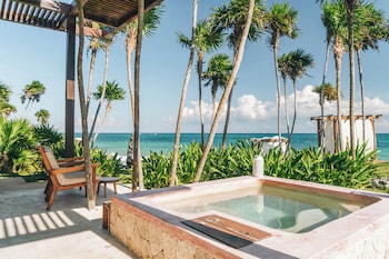 Seafront Room with refreshing plunge pool | View from room at Mi Amor Tulum, a Small Luxury Hotel - Adults Only