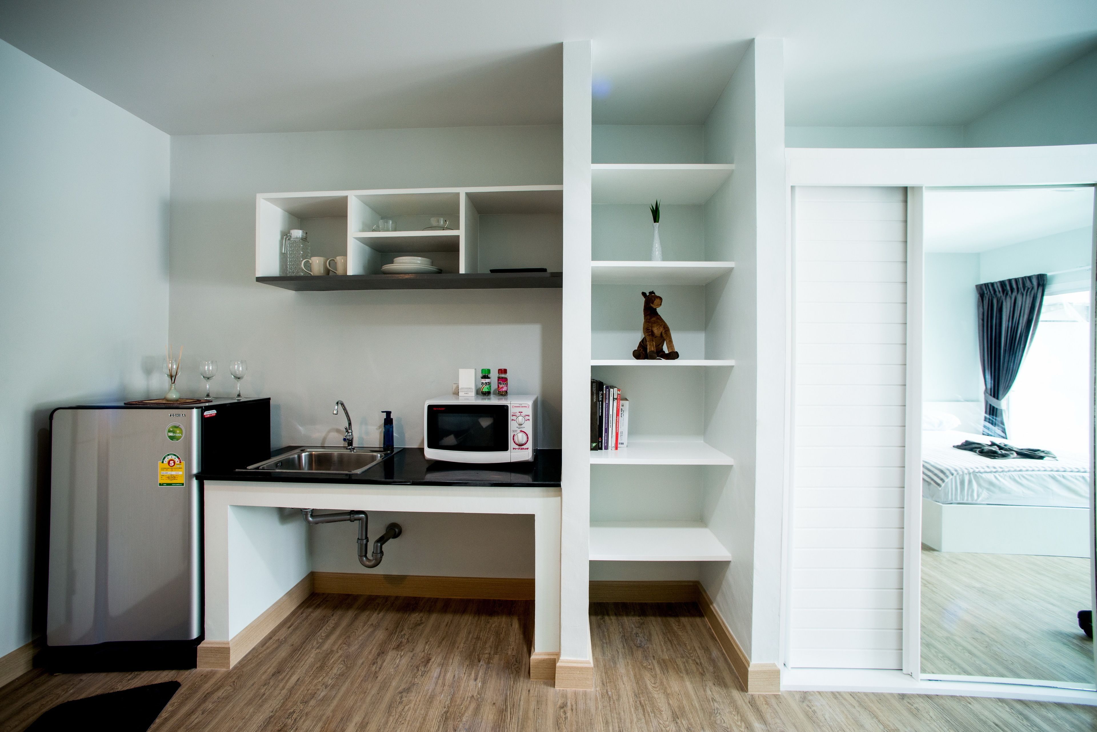 superior room | private kitchenette | full-sized fridge, microwave