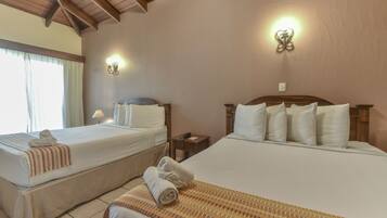 Superior Quadruple Room, 2 Queen Beds | In-room safe, laptop workspace, blackout drapes, iron/ironing board