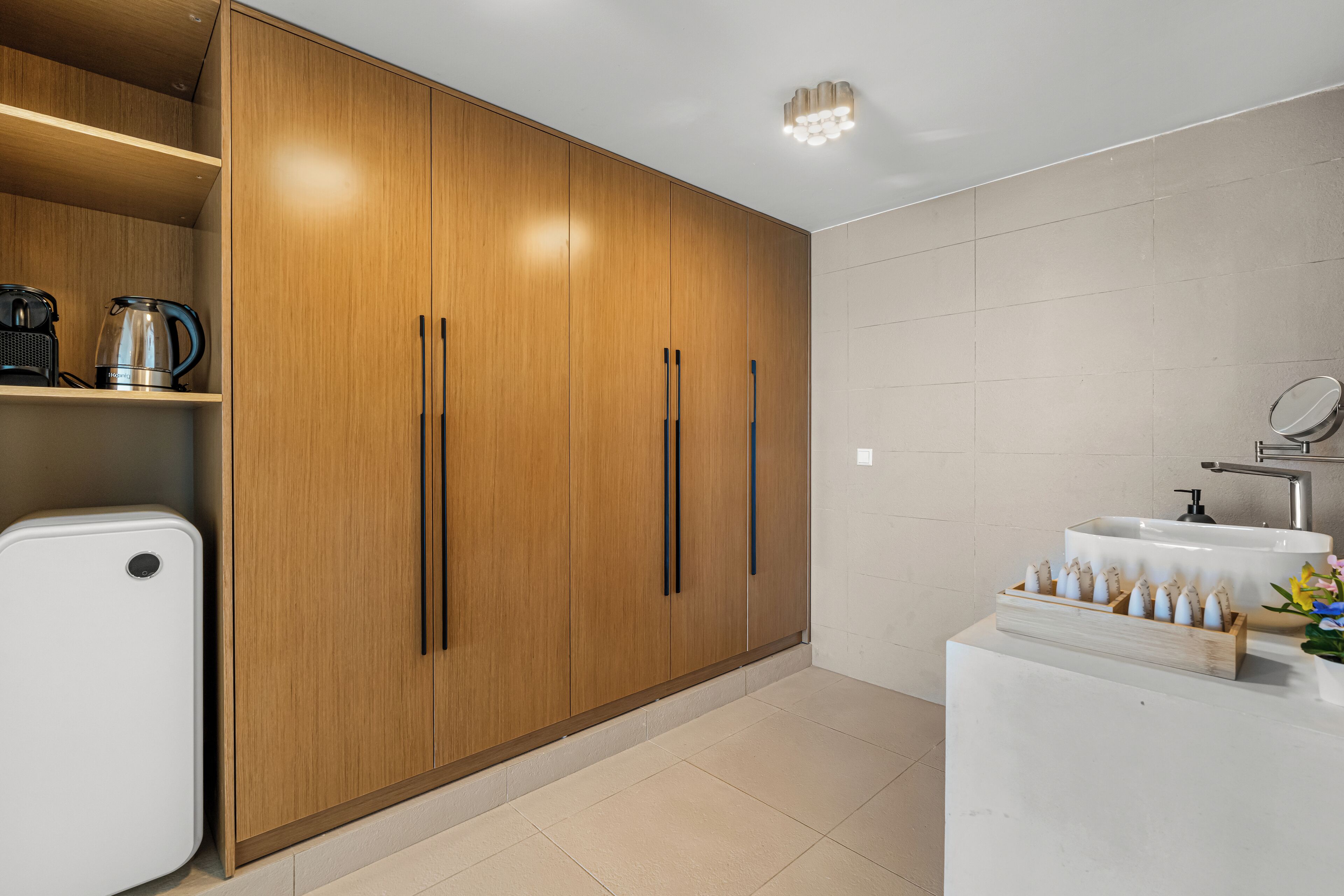 deluxe quadruple room | 1 bedroom, premium bedding, in-room safe, blackout curtains