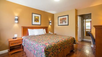 Desk, free WiFi, bed sheets, wheelchair access