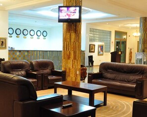 Àrea amb seients del vestíbul