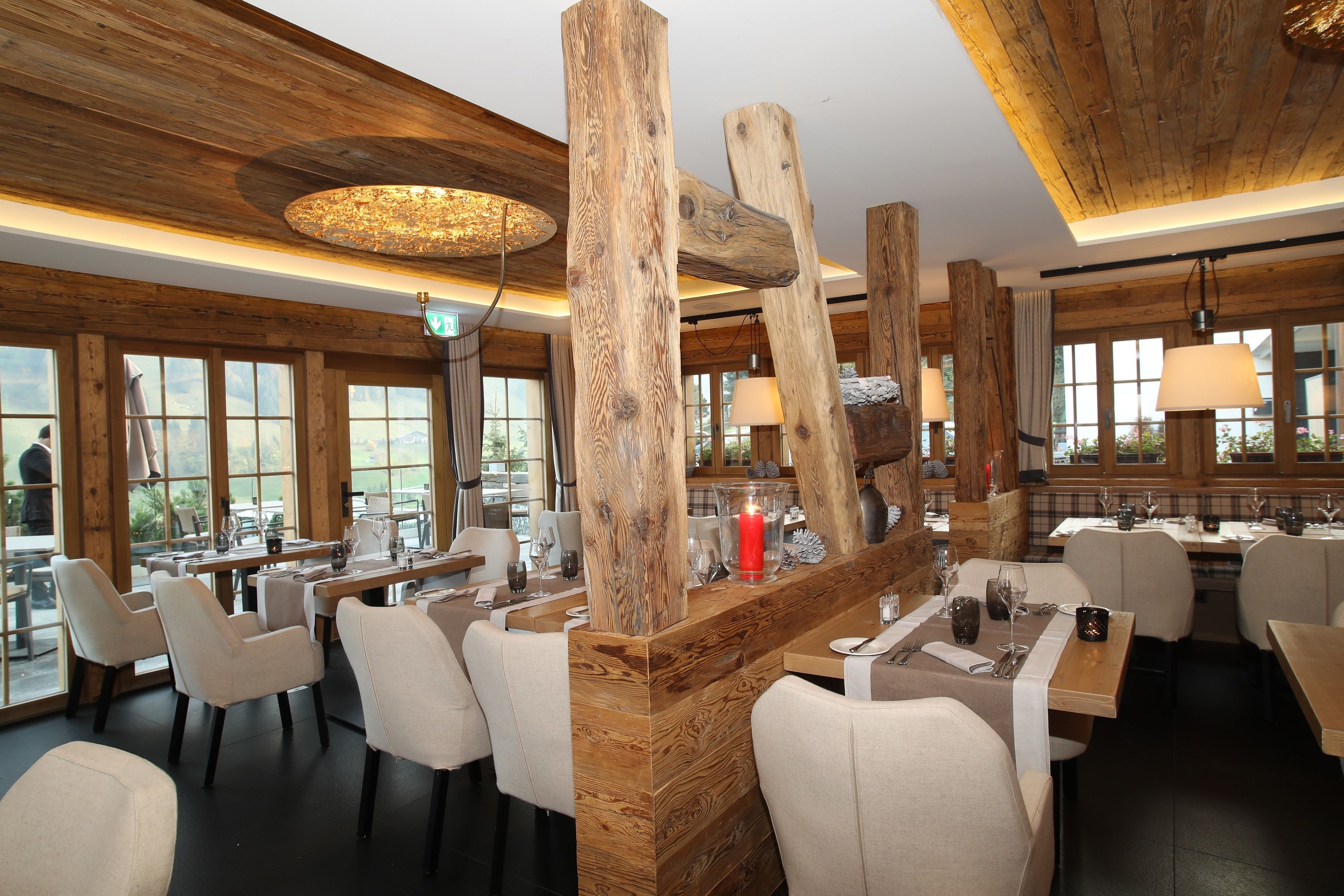 lunch and dinner served, local and international cuisine