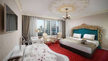 Premium bedding, minibar, in-room safe, soundproofing