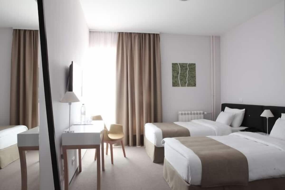Minibar, in-room safe, desk, blackout curtains