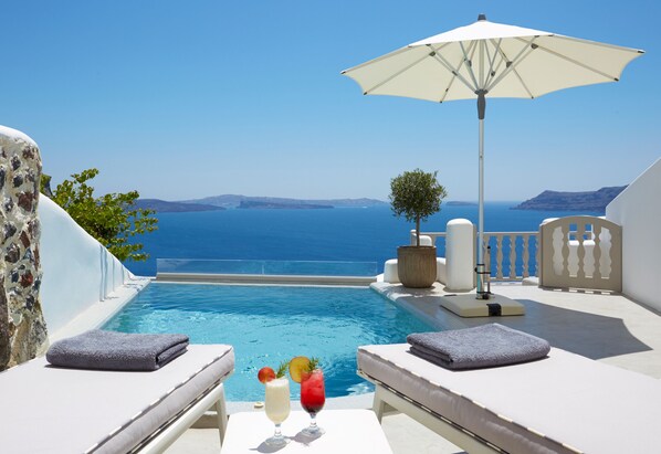 Grand Villa, Private Pool, Sea View | Outdoor pool