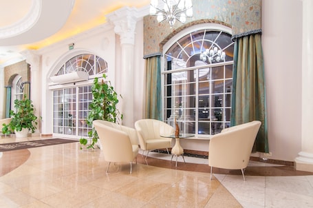 Sala de estar en el lobby