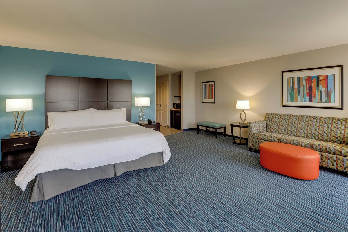 Standard Room, 1 King Bed, Accessible (Mobility, Roll-In Shower) | 1 bedroom, in-room safe, desk, laptop workspace