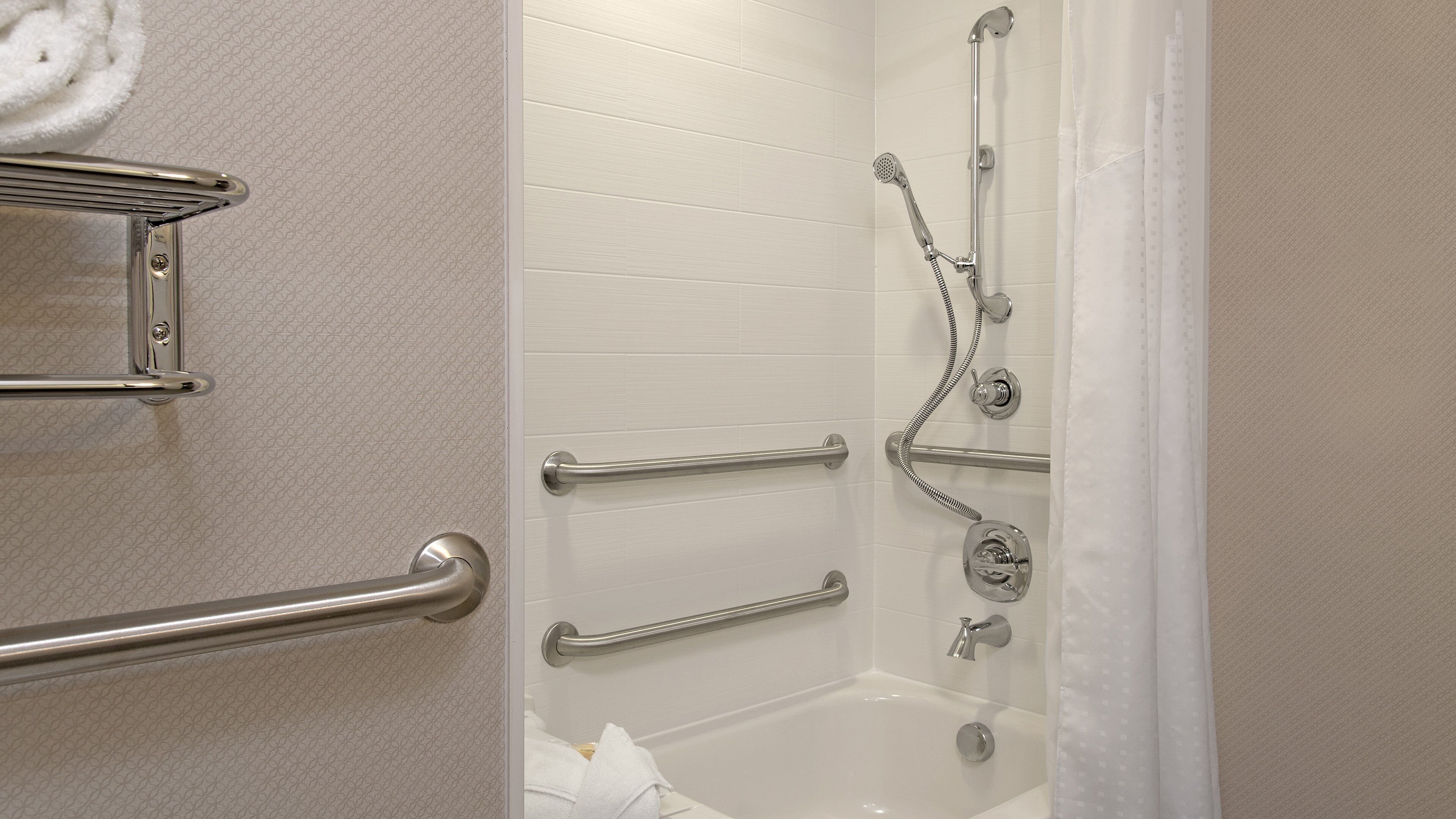 free toiletries, hair dryer, towels, soap